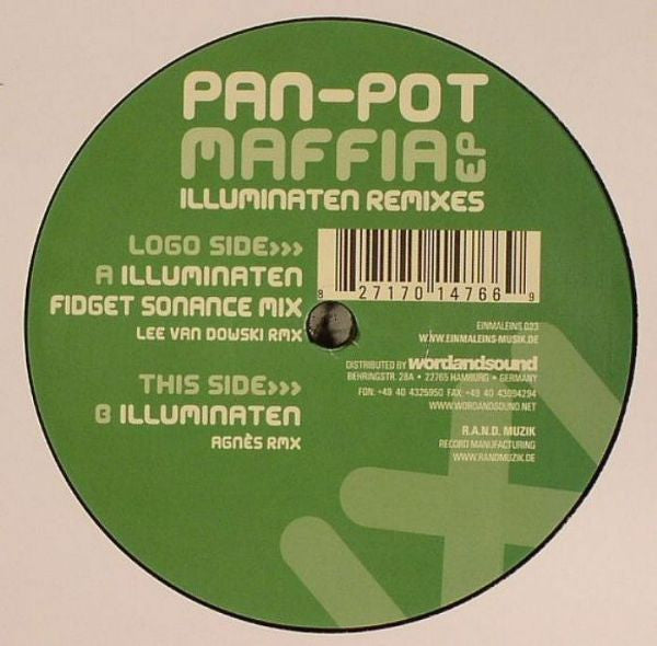 Pan-Pot : Maffia EP - Illuminaten Remixes (12",EP)