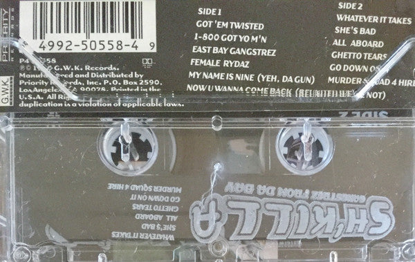 Sh'killa : Gangstrez From Da Bay (Cass, Album)