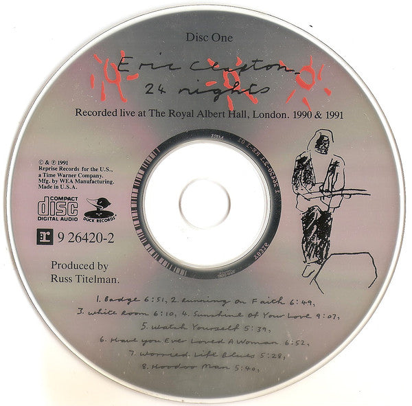 Eric Clapton : 24 Nights (2xCD, Album, RE)