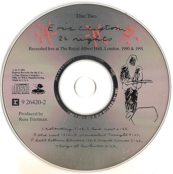 Eric Clapton : 24 Nights (2xCD, Album, RE)