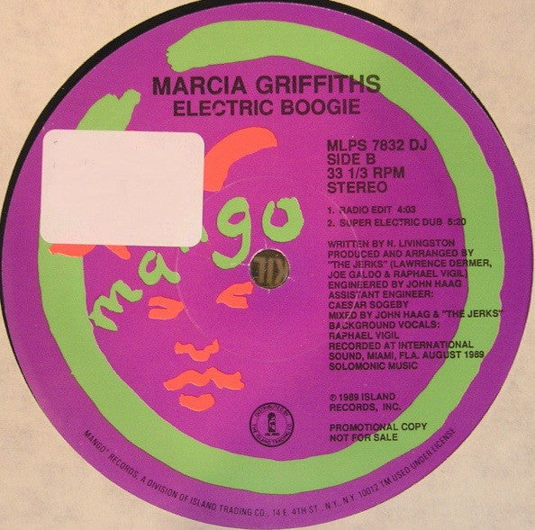 Marcia Griffiths : Electric Boogie (12", Promo)
