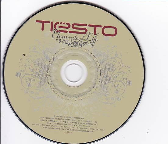 Tiësto* : Elements Of Life (CD, Album)