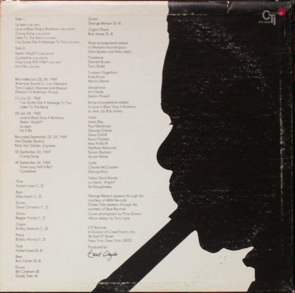 Hubert Laws : Crying Song (LP, Album)