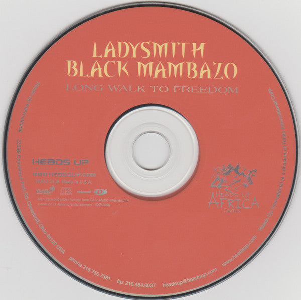 Ladysmith Black Mambazo : Long Walk To Freedom (CD, Album, Enh)