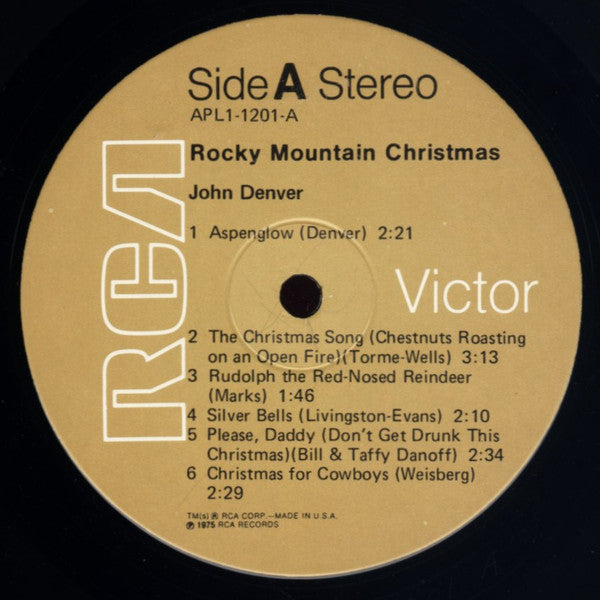 John Denver : Rocky Mountain Christmas (LP,Album)
