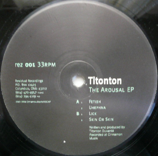 Titonton* : The Arousal EP (12", EP, RE)