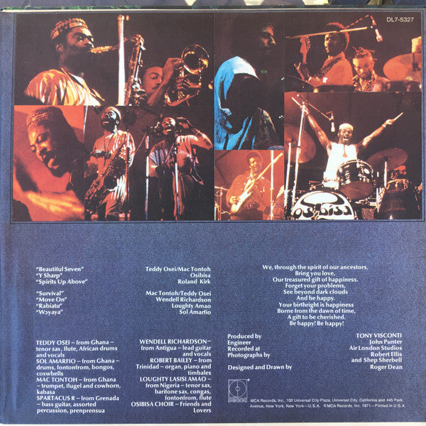 Osibisa : Woyaya (LP, Album, All)