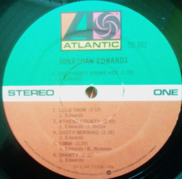 Jonathan Edwards (2) : Jonathan Edwards (LP, Album, PR)
