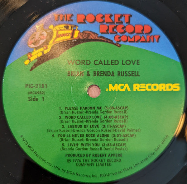 Brian And Brenda Russell* : Word Called Love (LP, Album)