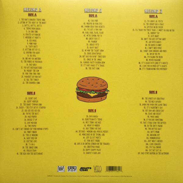 Bob's Burgers : The Bob's Burgers Music Album (3xLP + 7" + Album, Gat)