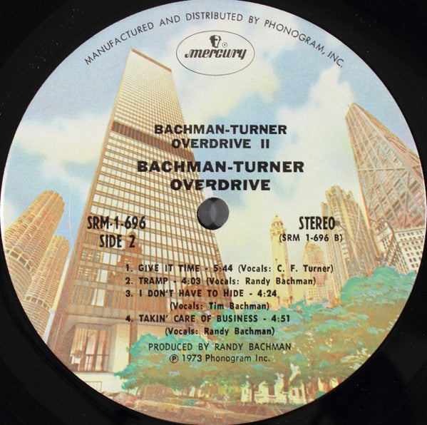 Bachman-Turner Overdrive : Bachman-Turner Overdrive II (LP, Album, RE, Pit)