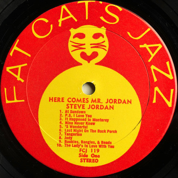 Steve Jordan (3) With Bill Goodall : Here Comes Mr. Jordan (LP, Album)