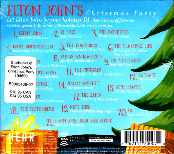 Various : Elton John's Christmas Party (CD, Comp)