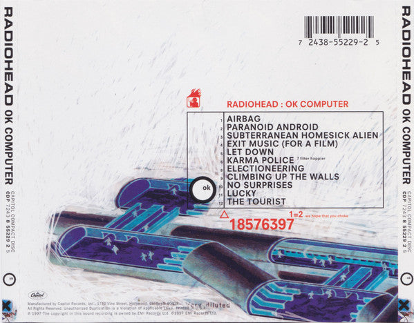 Radiohead : OK Computer (CD, Album, RE)