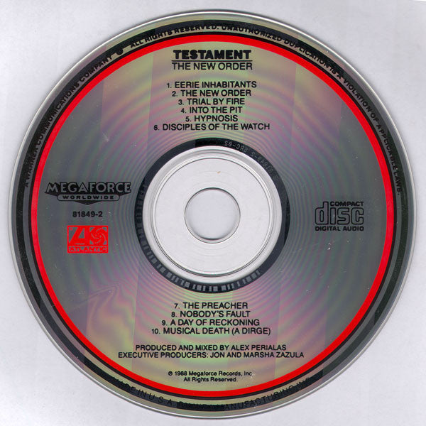 Testament (2) : The New Order (CD, Album)