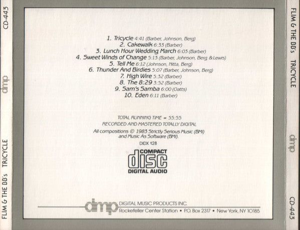 Flim & The BB's : Tricycle (CD, Album, RP)