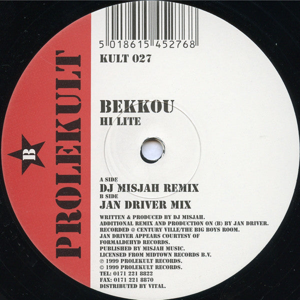 Bekkou : Hi Lite (12")