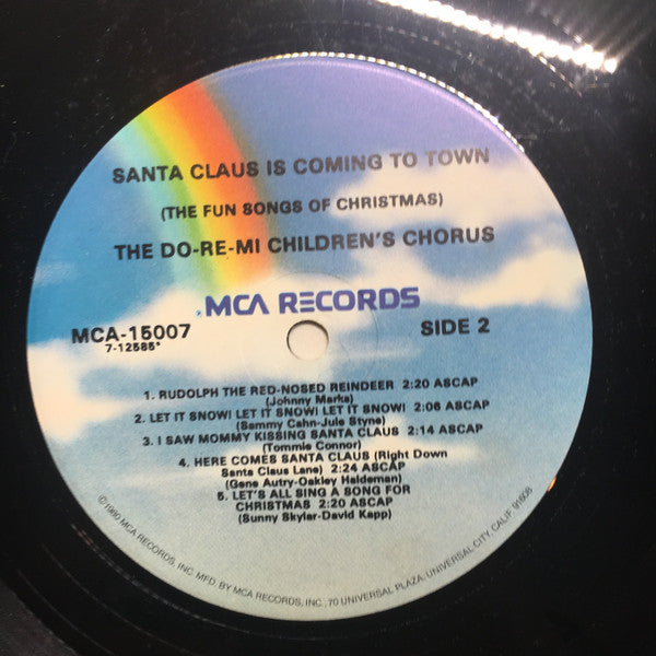 Do Re Mi Children's Chorus : Santa Claus Is Coming To Town (The Fun Songs of Christmas) (LP, RE)