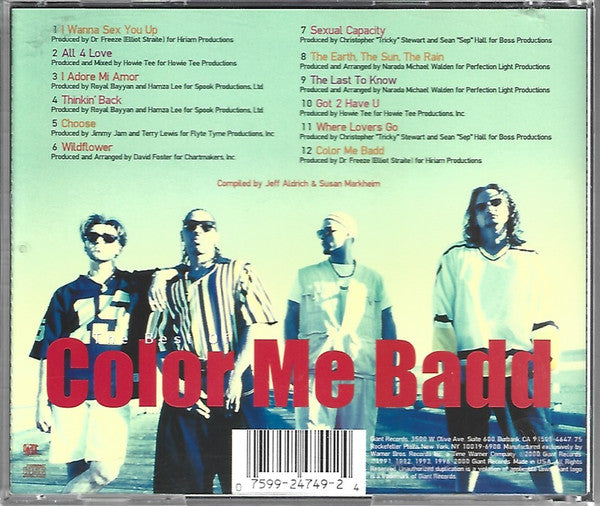 Color Me Badd : The Best Of Color Me Badd (CD, Album, Comp)