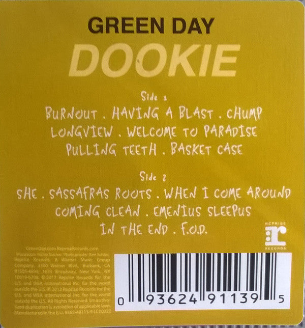 Green Day : Dookie (LP,Album,Picture Disc,Reissue)