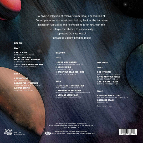 Funkadelic : Reworked By Detroiters (LP,Compilation,Stereo,Mono)