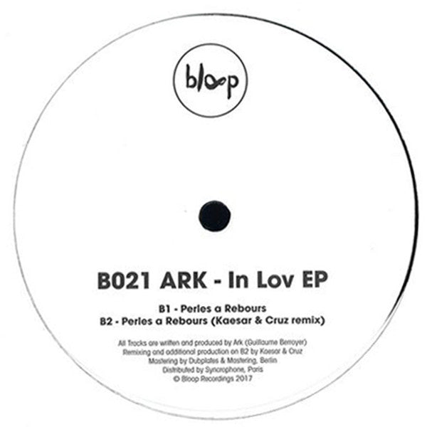 Ark : In Lov EP (12", EP)