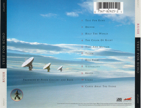 Rush : Test For Echo (CD, Album)