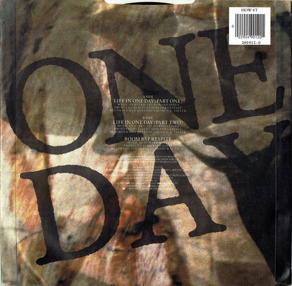 Howard Jones : Life In One Day (12", Single, EMI)