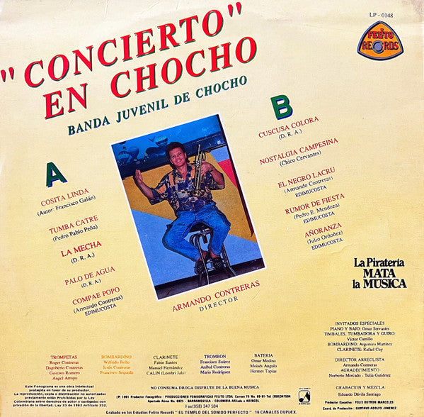 Banda Juvenil De Chocho : Concierto En Chocho (LP,Album)