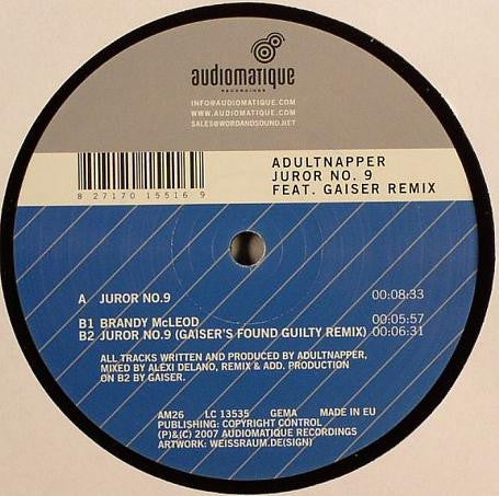 Adultnapper : Juror No. 9 (12")