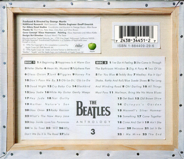 The Beatles : Anthology 3 (2xCD, Album, Mono, RP, Cin)