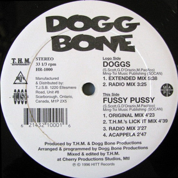 Dogg Bone* : Doggs / Fussy Pussy (12")