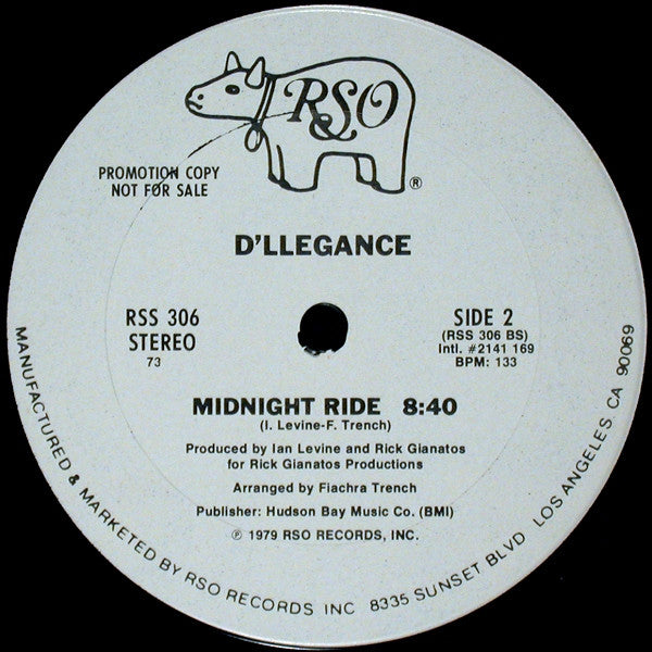 D'llegance : Share My Love (12", Promo)