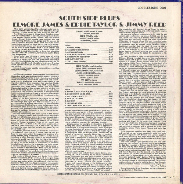 Elmore James, Eddie Taylor (2) & Jimmy Reed : South Side Blues (LP, Comp)