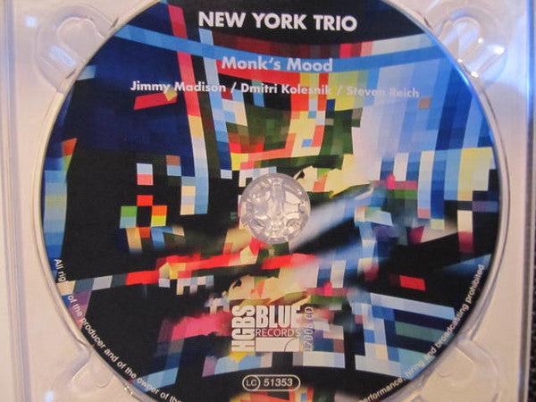 New York Trio (2) : Monks Mood (CD, Album)