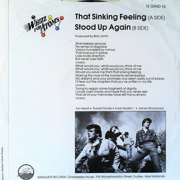 Whizz For Atoms : That Sinking Feeling (12")