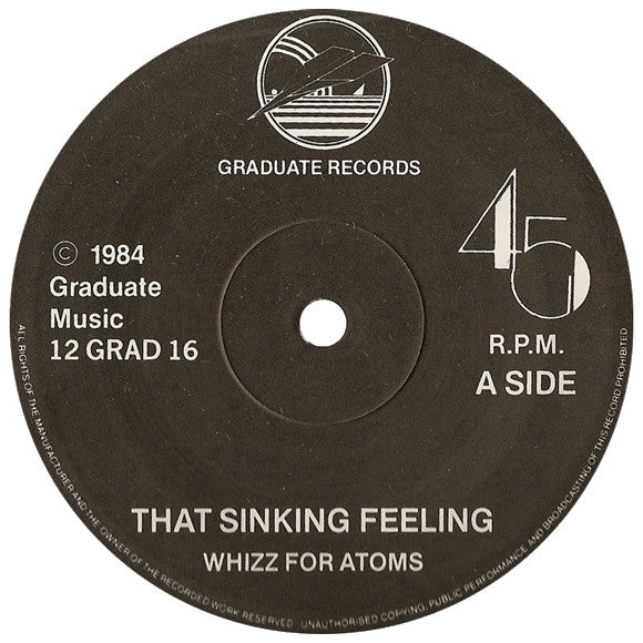 Whizz For Atoms : That Sinking Feeling (12")