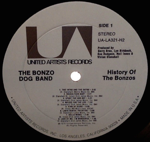 Bonzo Dog Band* : The History Of The Bonzos (2xLP, Comp, All)