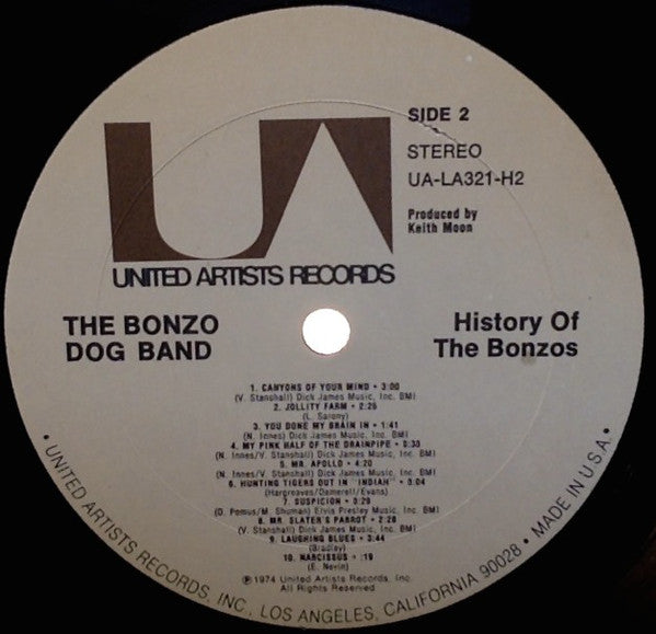 Bonzo Dog Band* : The History Of The Bonzos (2xLP, Comp, All)