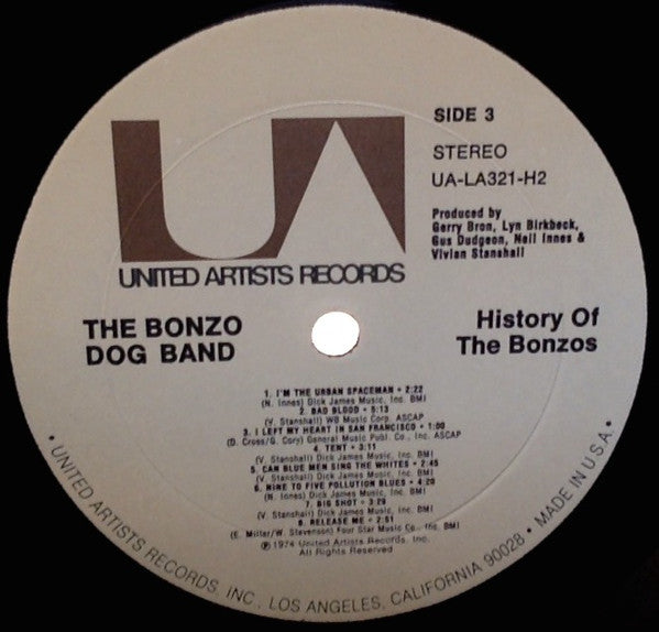Bonzo Dog Band* : The History Of The Bonzos (2xLP, Comp, All)