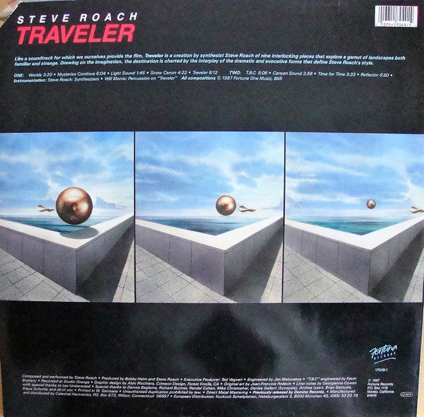 Steve Roach : Traveler (LP, Album, RE)