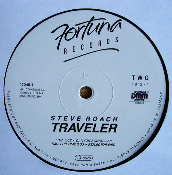 Steve Roach : Traveler (LP, Album, RE)