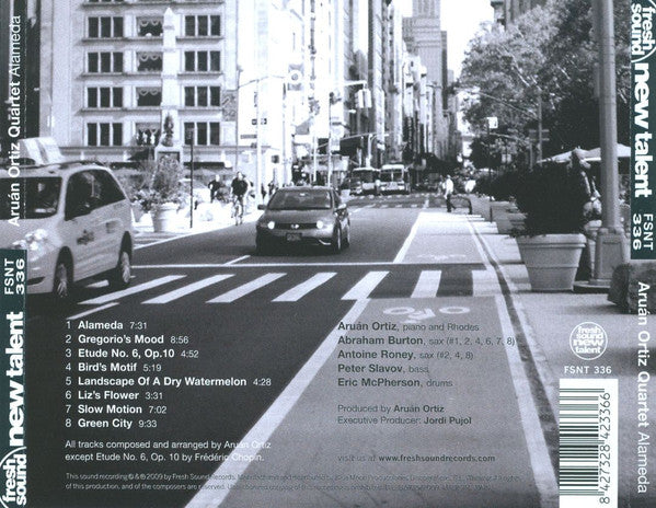 Aruán Ortiz Quartet Featuring Antoine Roney : Alameda (CD, Album)