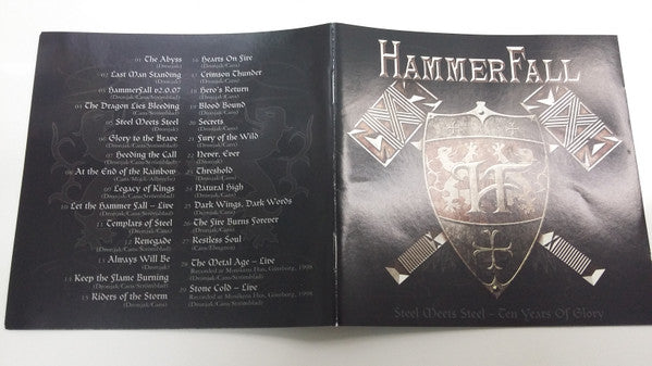 HammerFall : Steel Meets Steel (Ten Years Of Glory) (CD + CD, Enh + Comp)