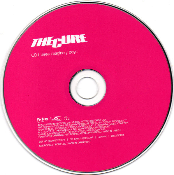 The Cure : Three Imaginary Boys (CD, Album, RE, RM + CD, Comp, RE)