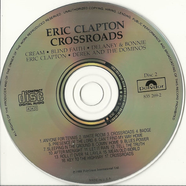 Eric Clapton : Crossroads (4xCD, Comp + Box)