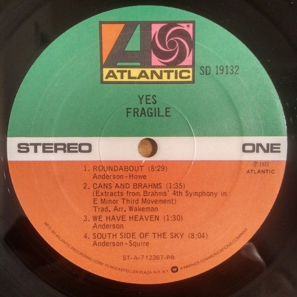 Yes : Fragile (LP, Album, RE, PR)