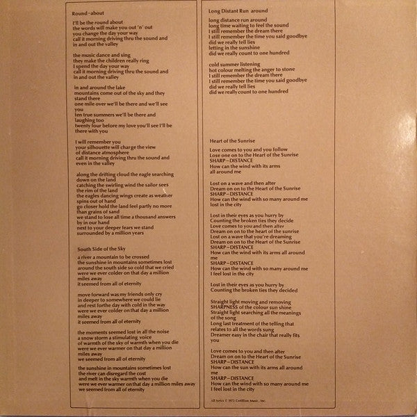 Yes : Fragile (LP, Album, RE, PR)