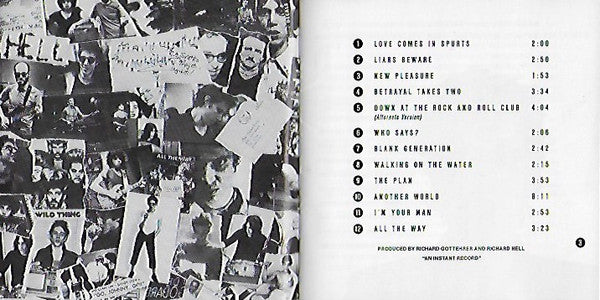 Richard Hell & The Voidoids : Blank Generation (CD, Album, RE)