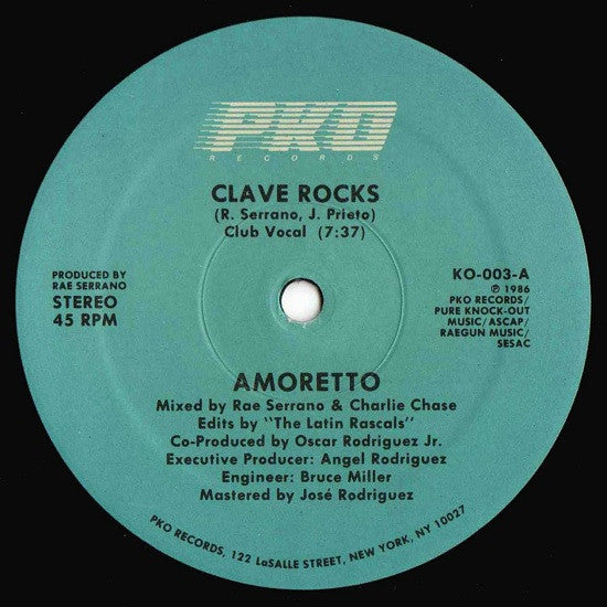 Amoretto : Cláve Rocks (12")